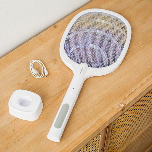 Raqueta Matainsectos Recargable con Luz UV 2 en 1 Elecfly InnovaGoods